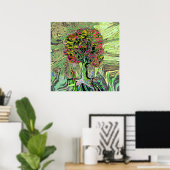 Peaceful Living Tree of Life Poster (Thuiskantoor)