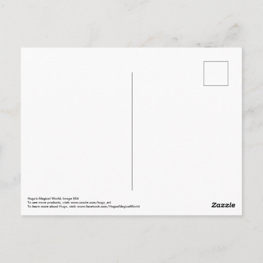 Peaceful lone tree briefkaart (Achterkant)