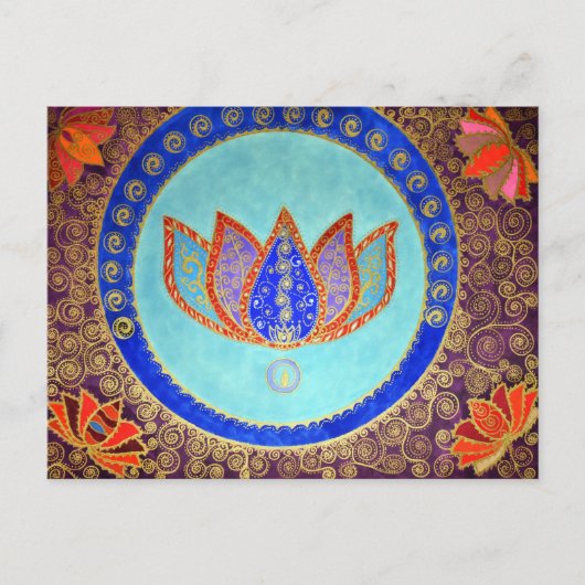 Peaceful Lotus Dreams Briefkaart (Voorkant)