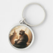 Peaceful Monkey Keychain (Voorkant)