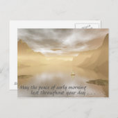 Peaceful Morning Briefkaart (Voorkant / Achterkant)