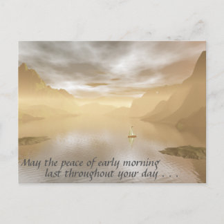 Peaceful Morning Briefkaart