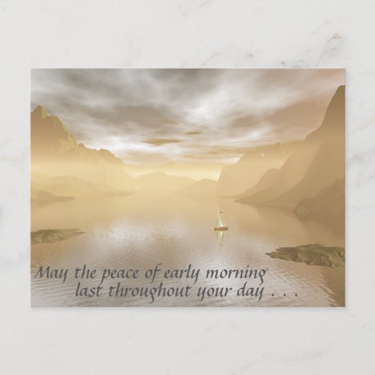 Peaceful Morning Briefkaart (Voorkant)