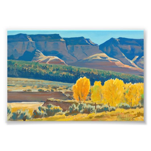 Peaceful Morning by Maynard Dixon Foto Afdruk (Voorkant)