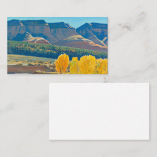 Peaceful Morning by Maynard Dixon Visitekaartje