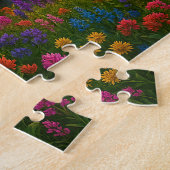 Peaceful Mountain Waterfall Puzzle with Sunrise  (Côté)