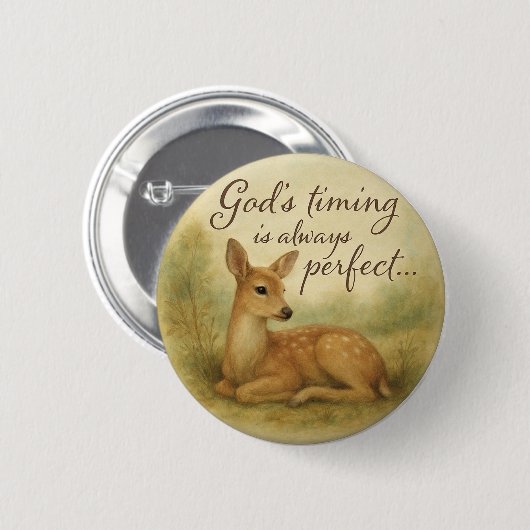 Peaceful Nature  Button Design... (Voorkant /achterkant)
