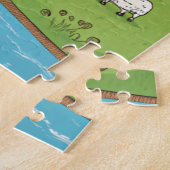 Peaceful Nature Scene Custom Photo Jigsaw Puzzle (Côté)