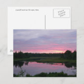 Peaceful night Briefkaart (Voorkant / Achterkant)