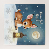 Peaceful Night Deer Puzzle Legpuzzel (Horizontaal)
