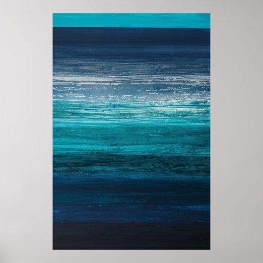Peaceful Ocean Landscape Poster van Tammy Smith 20 (Voorkant)