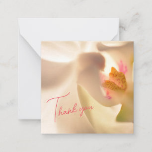 Peaceful Orchid Design Flat Note Kaart Notitiekaartje