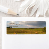 Peaceful Pasture Return Address Etiket (Insitu)