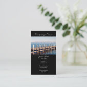 Peaceful Pier Foto Visitekaartje (Staand voorkant)