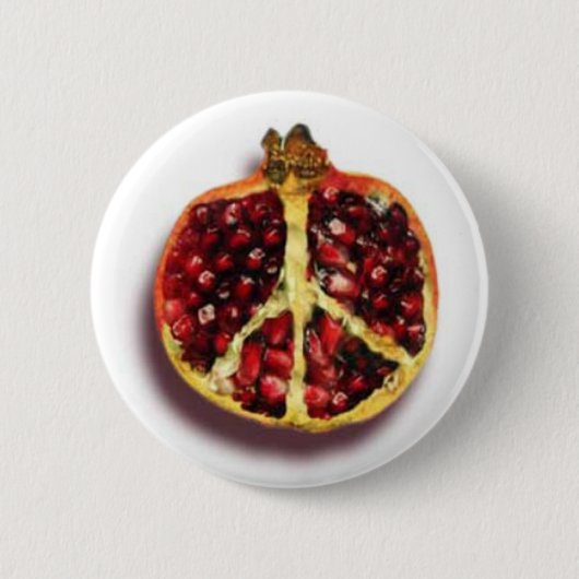 Peaceful Pomegranate Button (Voorkant)