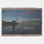 Peaceful Quote Blanket: Finding True Peace Deken (Voorkant)