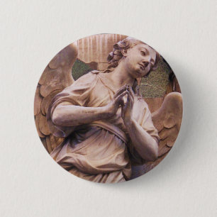 Peaceful Renaissance Angel Ronde Button 5,7 Cm