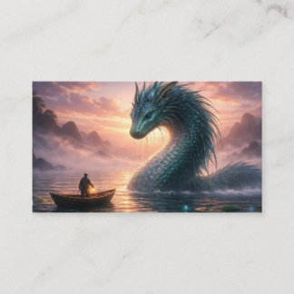 Peaceful Sea Creature Fantasy Business Card Visitekaartje