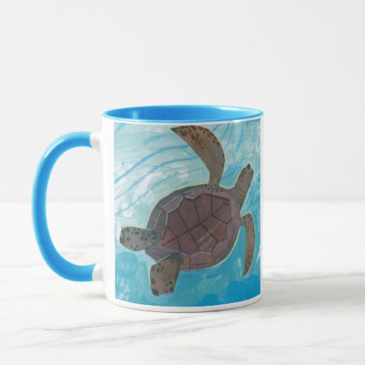 Peaceful Sea Turtle Mug Mok (Links)