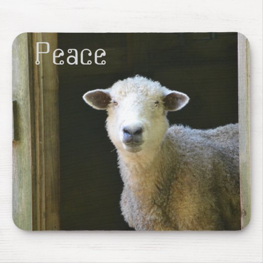 Peaceful Sheep Muismat (Voorkant)