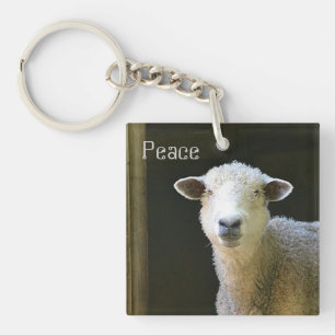 Peaceful Sheep Sleutelhanger