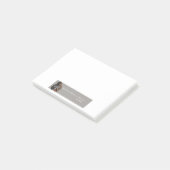 Peaceful Silver Boeddha met wijsheid citaat Post-it® Notes (Schuin)