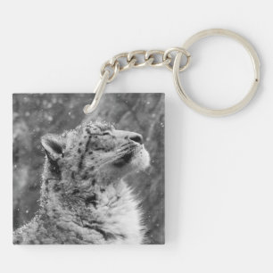 Peaceful Snow Leopard Sleutelhanger