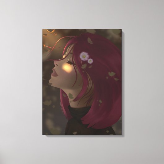 Peaceful Soft Radiance Canvas Afdruk (Voorkant)