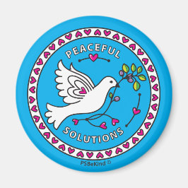 Peaceful Solutions 1_Round Magnet 2,25-inch Magneet