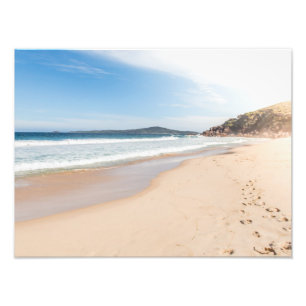 Peaceful strand print foto afdruk