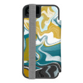 Peaceful Swirls Incipio iPhone Portemonnee Hoesje (Agenda Achterkant)