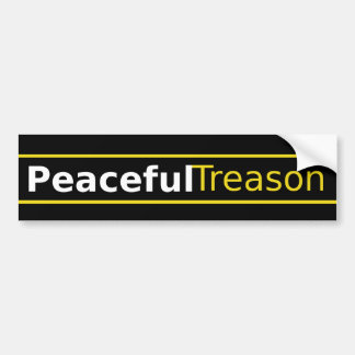 Peaceful TredenBumpersticker Bumpersticker