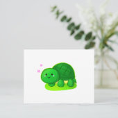 Peaceful Turtle Briefkaart (Staand voorkant)