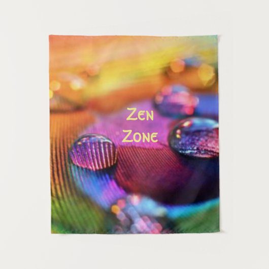 PEACEFUL WALL ART - ZEN ZONE Tapestry (50 x 60 inc Wandkleed (Voorkant)
