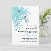 Peaceful Wedding Invite Kaart (Staand voorkant)