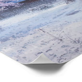 Peaceful Winter Night at the Temple Poster (Hoek)