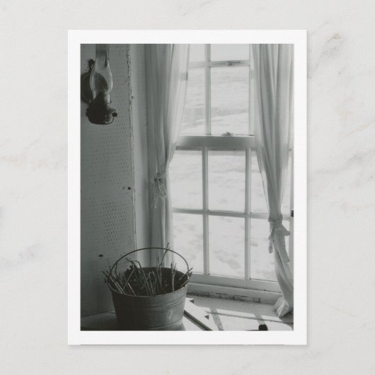 Peaceful Winter Window Briefkaart (Voorkant)