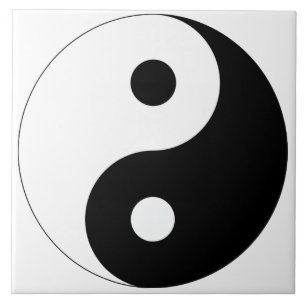Peaceful Yin Yang Tegeltje