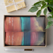 Peaceful Yoga Meditation Moonlight Sky Quote Tissuepapier (Geschenk)