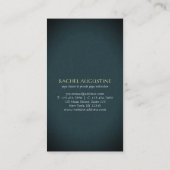 Peaceful Yoga Meditation Moonlight Sky Visitekaartje (Achterkant)