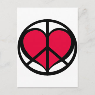 PeaceLove Briefkaart