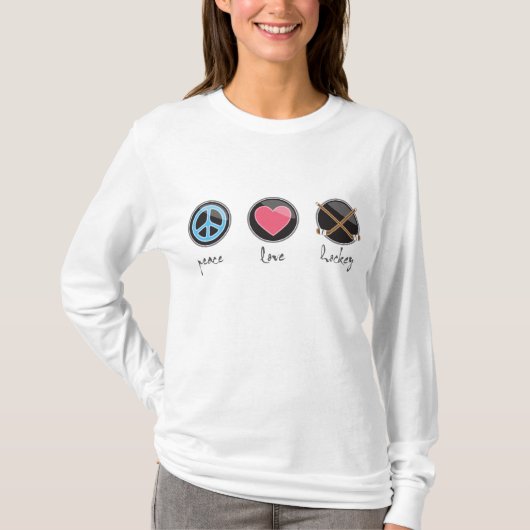 Peacelovehockey T-shirt (Voorkant)