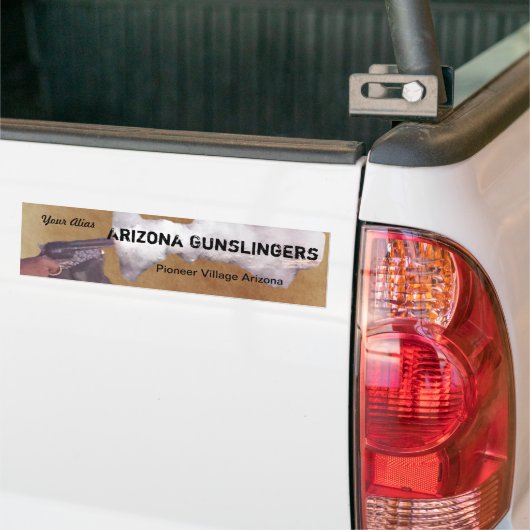 Peacemaker en Gunak Bumpersticker (Op Truck)