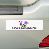 Peacemonger Bumpersticker (Op auto)