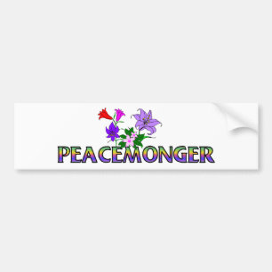 Peacemonger Bumpersticker