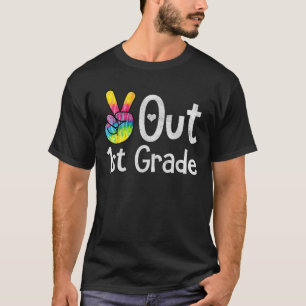 Peaces Outs 1St. Stropdassen Kleurstof Afstuderen T-shirt