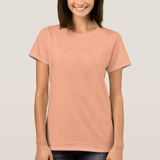 Peacestache T-shirt (Voorkant)