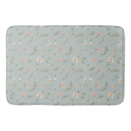 Peach and Blue Dreamweaver Bath Mat