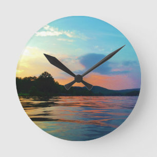 Peach and Blue Sunset op het bergmeer Ronde Klok