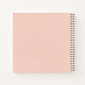 Peach and white personalized prayer journal  (Dos)